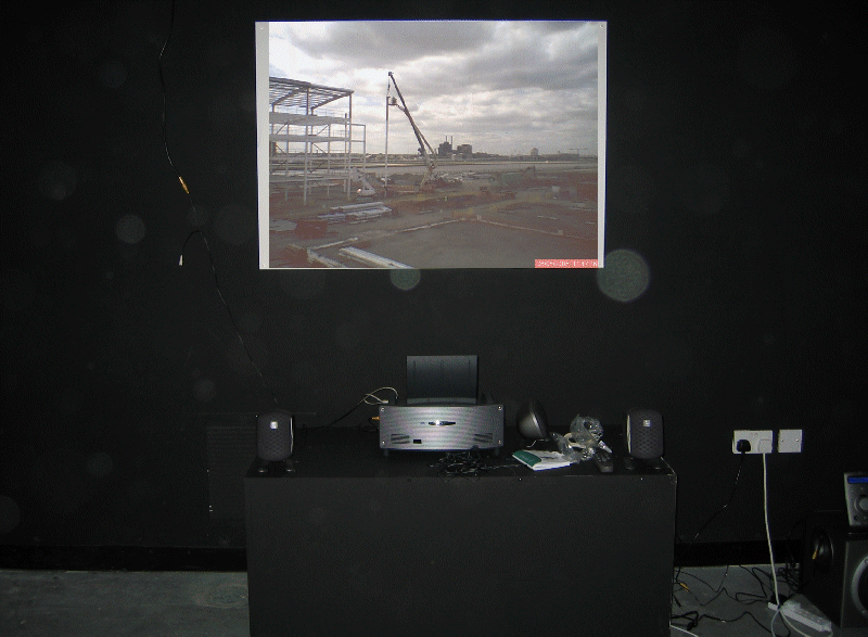 time-lapse movie projection
